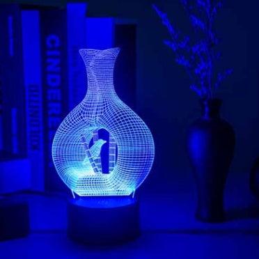 Creative 3D night light LED lamp - EX-STOCK CANADA