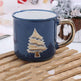 Creative Cute Cartoon Snowman Santa Claus Ceramic Cup Christmas Mug Small Gifts - EX-STOCK CANADA