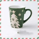 Creative Cute Cartoon Snowman Santa Claus Ceramic Cup Christmas Mug Small Gifts - EX-STOCK CANADA