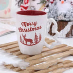 Creative Cute Cartoon Snowman Santa Claus Ceramic Cup Christmas Mug Small Gifts - EX-STOCK CANADA