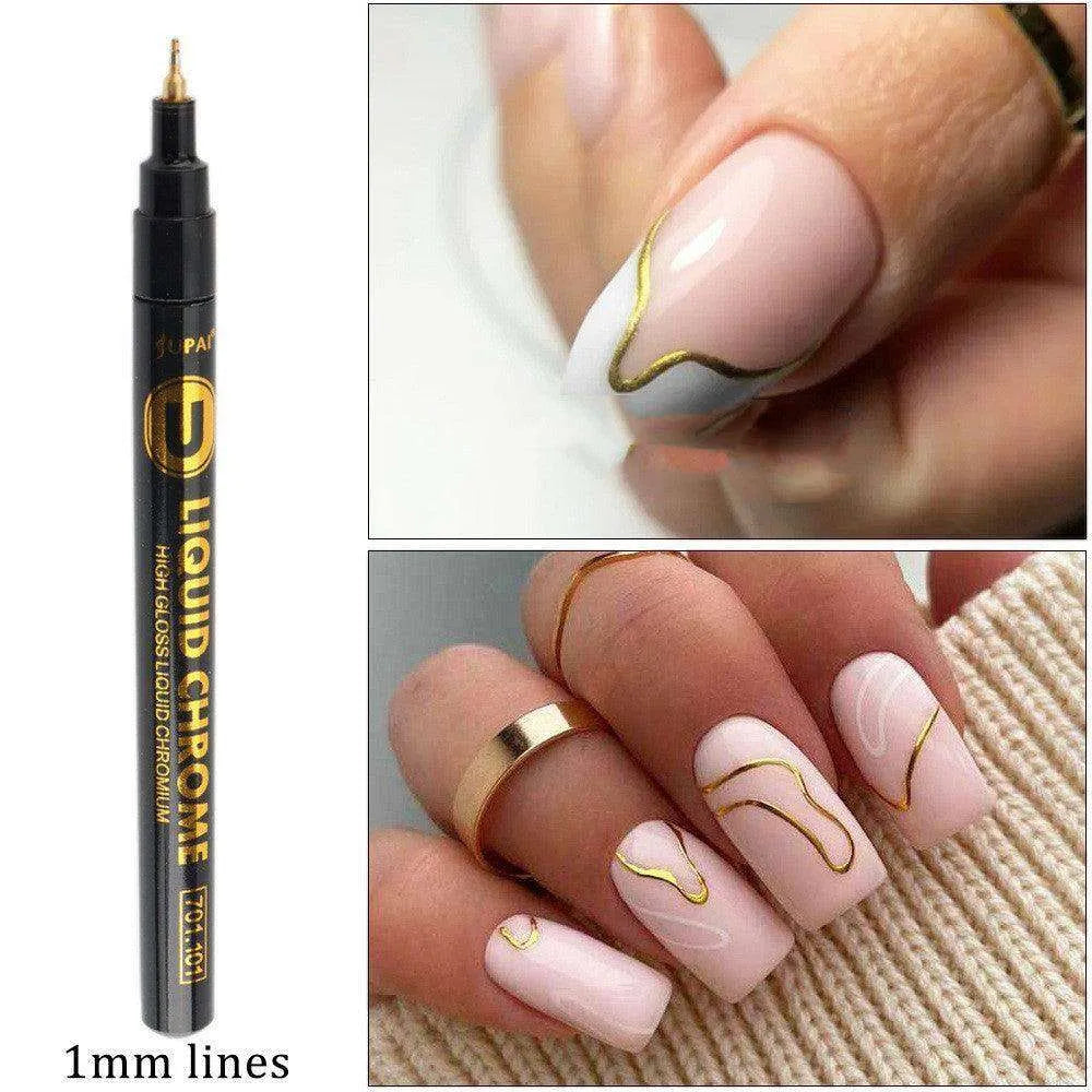 Creative DIY Hand painted Graffiti Quick drying Golden Acrylic Marker Pen - EX-STOCK CANADA