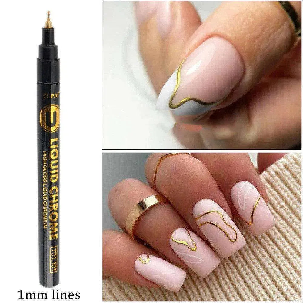 Creative DIY Hand painted Graffiti Quick drying Golden Acrylic Marker Pen - EX-STOCK CANADA