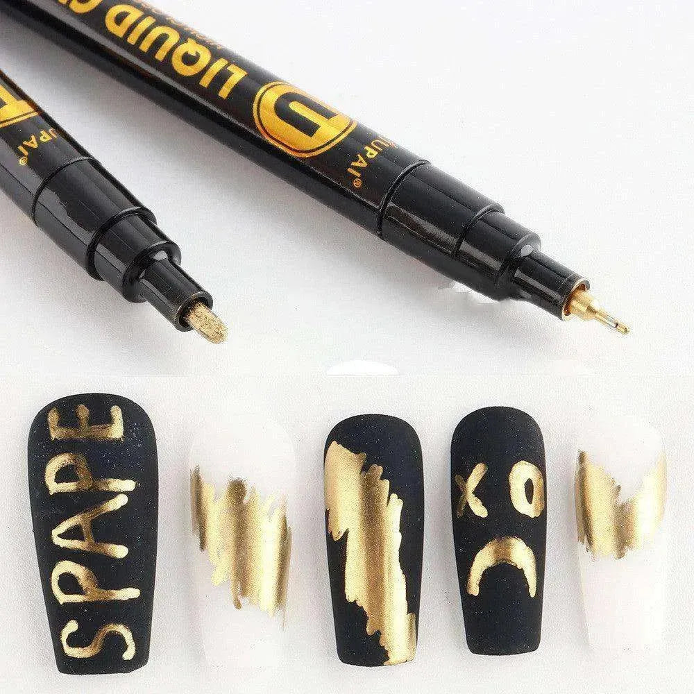 Creative DIY Hand painted Graffiti Quick drying Golden Acrylic Marker Pen - EX-STOCK CANADA