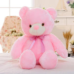 Creative Light Up LED Teddy Bear Stuffed Animals Plush Toy Colorful Glowing Christmas Gift For Kids Pillow - EX-STOCK CANADA