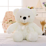 Creative Light Up LED Teddy Bear Stuffed Animals Plush Toy Colorful Glowing Christmas Gift For Kids Pillow - EX-STOCK CANADA