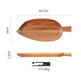 Creative Quality Acacia Wooden Leaf Design Food Tray - EX-STOCK CANADA