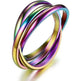 Creative Three-Rotating rings For Couple Personalized Anxiety Relief Rings - EX-STOCK CANADA