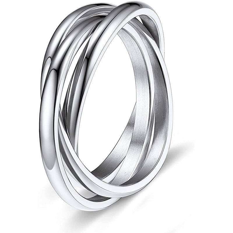 Creative Three-Rotating rings For Couple Personalized Anxiety Relief Rings - EX-STOCK CANADA