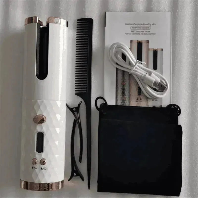 Curling Iron USB Wireless Multifunctional Charging Curler - EX-STOCK CANADA