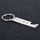 Customized Couples Electroplating Keychain - EX-STOCK CANADA