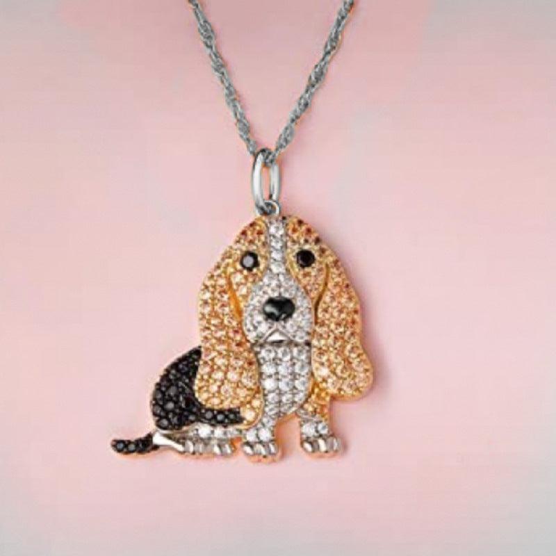 Cute Baggy Hound Pendant Necklace - EX-STOCK CANADA