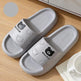 Cute Cartoon Bear Slippers For Women Summer Indoor Thick-soled Non-slip Floor Bathroom Home Slippers Men House Shoes - EX-STOCK CANADA