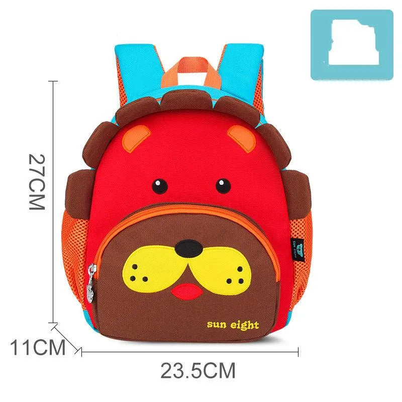 Cute Cartoon Shoulders Baby Lightweight Backpack Elementary School Schoolbag - EX-STOCK CANADA