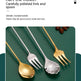 Cute Star and Moon 304 Stainless Steel Spoon and Fork Set for Coffee - EX-STOCK CANADA