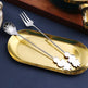 Cute Star and Moon 304 Stainless Steel Spoon and Fork Set for Coffee - EX-STOCK CANADA