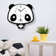 Cute swinging panda wall clock - EX-STOCK CANADA
