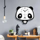 Cute swinging panda wall clock - EX-STOCK CANADA