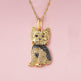 Cute Yorkshire Dog Pendant Zinc Alloy Die Casting Necklace - EX-STOCK CANADA