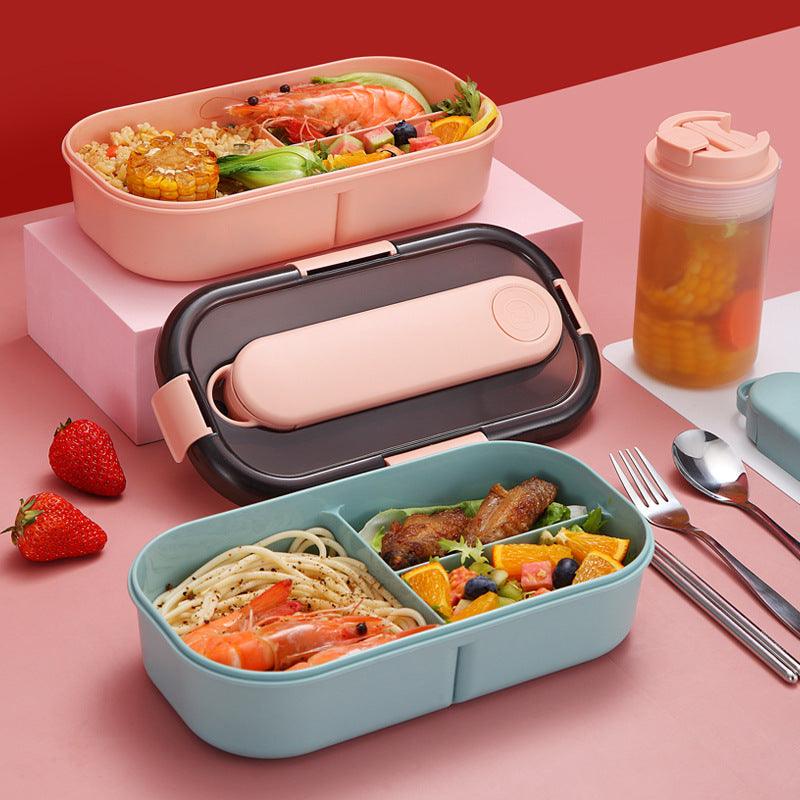 Cutlery Lunch Box Set Lunch Box Can Be Microwave Heated - EX-STOCK CANADA