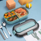 Cutlery Lunch Box Set Lunch Box Can Be Microwave Heated - EX-STOCK CANADA