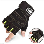 Cycling Gloves Half Finger Breathable Elastic for gym - EX-STOCK CANADA