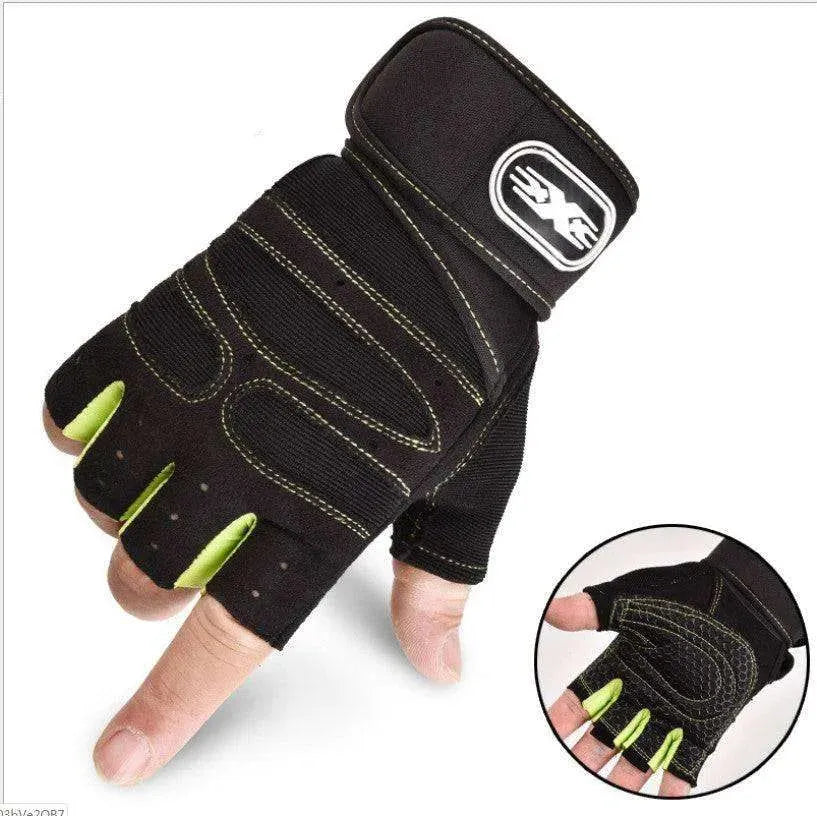 Cycling Gloves Half Finger Breathable Elastic for gym - EX-STOCK CANADA