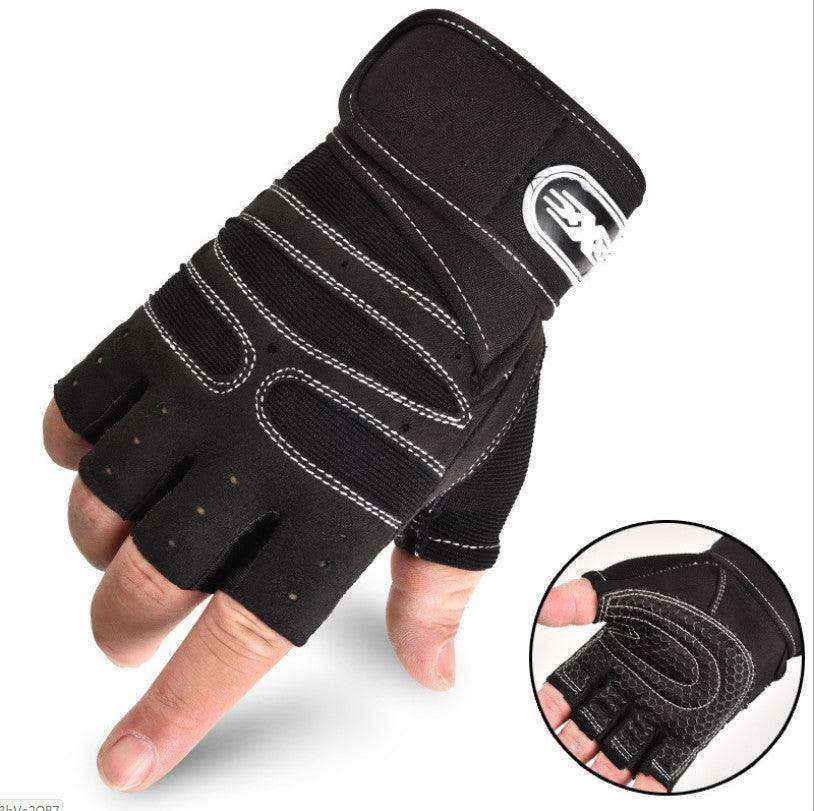 Cycling Gloves Half Finger Breathable Elastic for gym - EX-STOCK CANADA