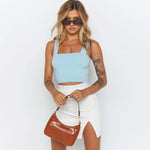 Summer New Fashion Women Crop Top Sexy Sleeveless Tank Tops