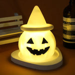 Halloween LED Glowing Cute Small Night Lamp Pumpkin Ghost Lamp Ornaments