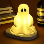 Halloween LED Glowing Cute Small Night Lamp Pumpkin Ghost Lamp Ornaments