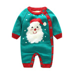 Newborn Baby Clothes Baby Crawling Clothes Thickening Out Baby Harness Christmas Baby Romper Baby Cotton Sleepwear