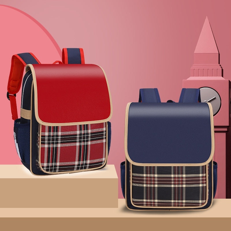 Waterproof British Style Kindergarten Bookbag School Backpack for Kids for Boy and Girl