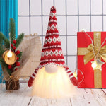 Christmas Decoration Luminous Figurine Doll Ornaments