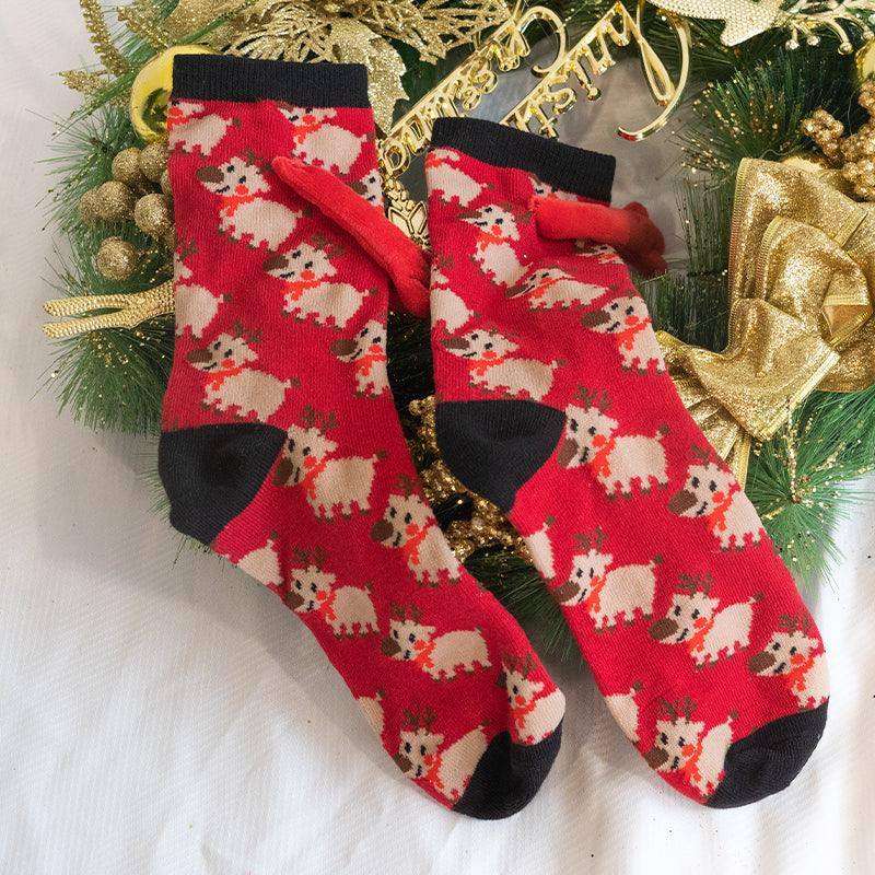 Fashion Simple Magnetic Christmas Socks For Men And Women - EX-STOCK CANADA