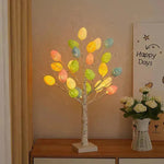 Decoración de Pascua 60 cm Birch Tree Home Huevo Pascua Regalo Luce Fiesta de primavera Ornamentos Light Party Party Kids Regalos