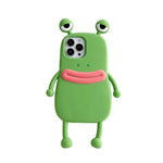 Cute Frog Cartoon Shockproof Bumper Phone Case for Girls