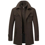 Cold-resistant Plus Cotton Woolen Men's Jacket