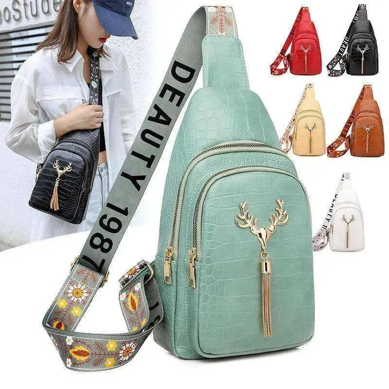 Deer Tassel Design Crossbody Bag For Women - EX-STOCK CANADA