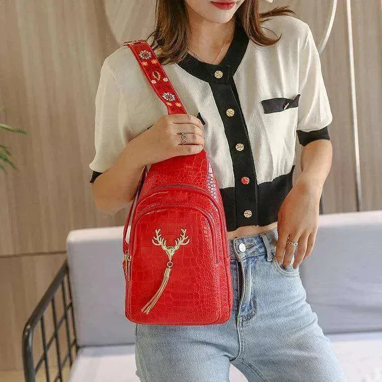 Deer Tassel Design Crossbody Bag For Women - EX-STOCK CANADA