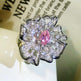 Diamond Flower Ring Female Opening - EX-STOCK CANADA