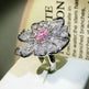 Diamond Flower Ring Female Opening - EX-STOCK CANADA