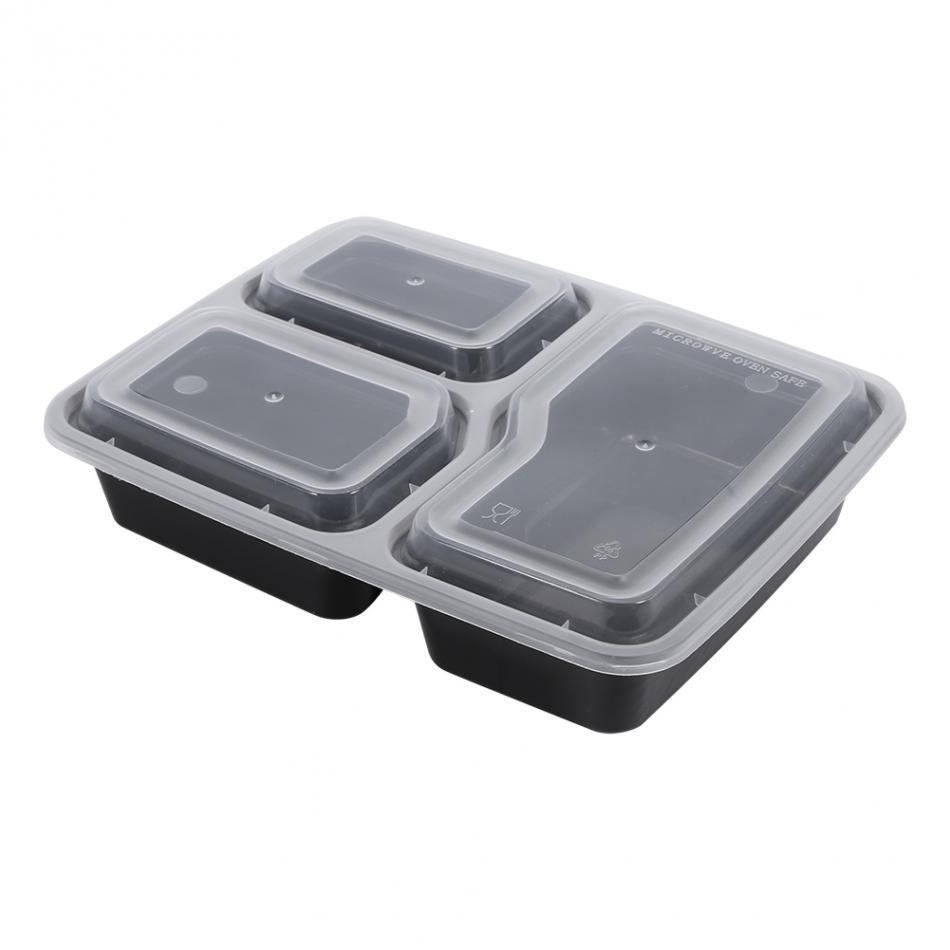Disposable lunch box plastic fast food box lunch box lunch box takeaway package green lunch box microwave oven dishwasher - EX-STOCK CANADA
