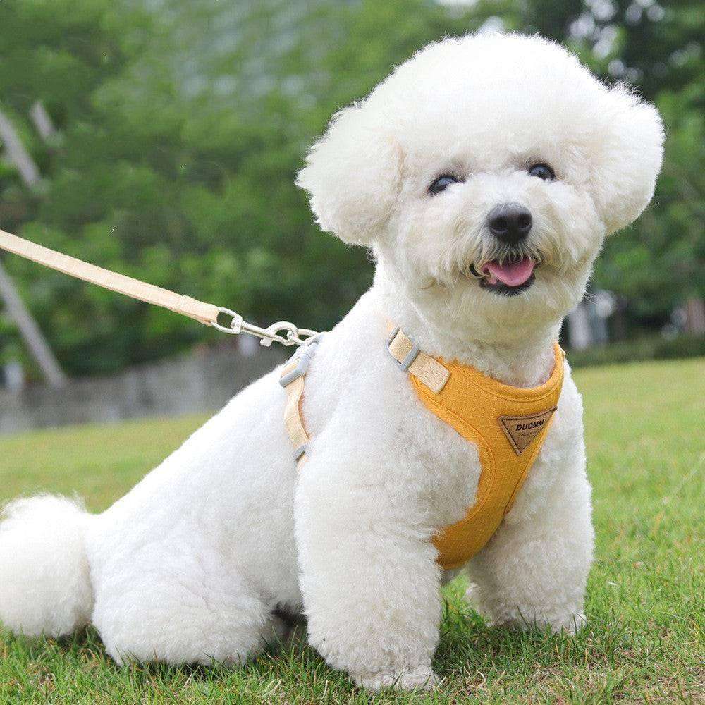 Dog Breast Strap Anti Breaking Loose Pet Harness for the Small Dog - EX-STOCK CANADA