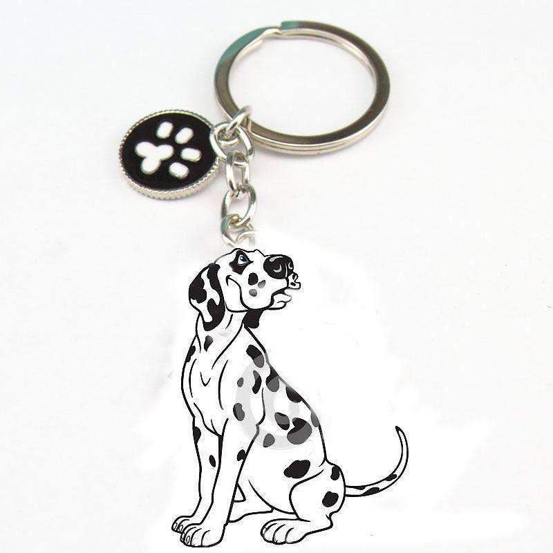 Dog car keychain - EX-STOCK CANADA
