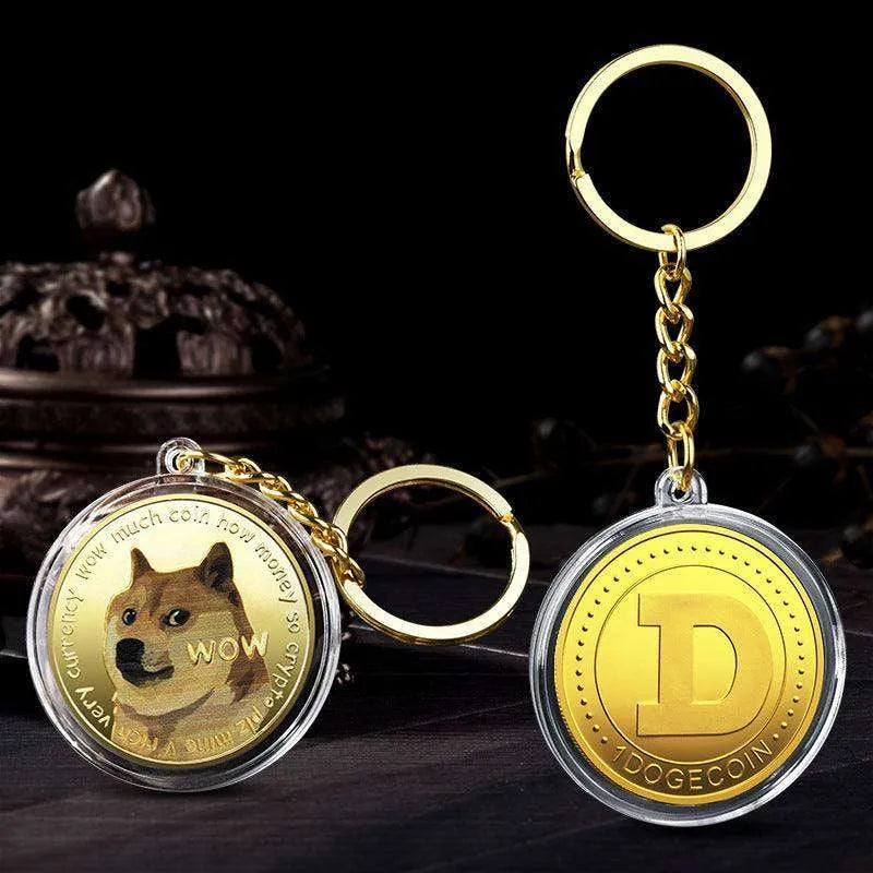 Dogecoin Keychain - EX-STOCK CANADA