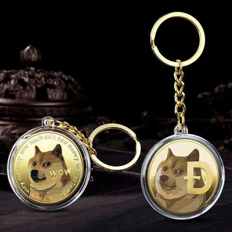 Dogecoin Keychain - EX-STOCK CANADA