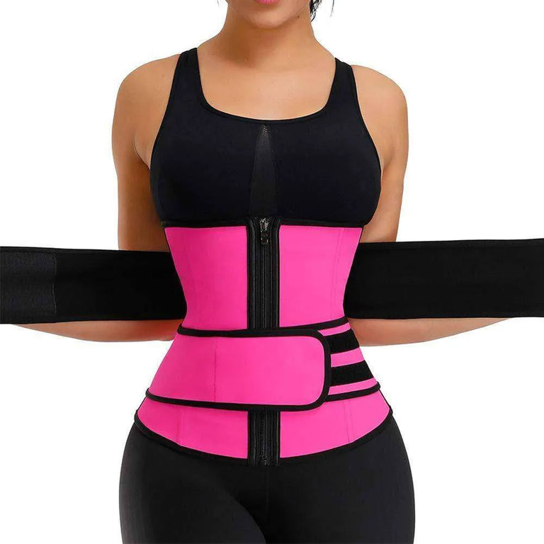 Double Bone Neoprene Corset Trainer Steel & fabric Waist Belt - EX-STOCK CANADA