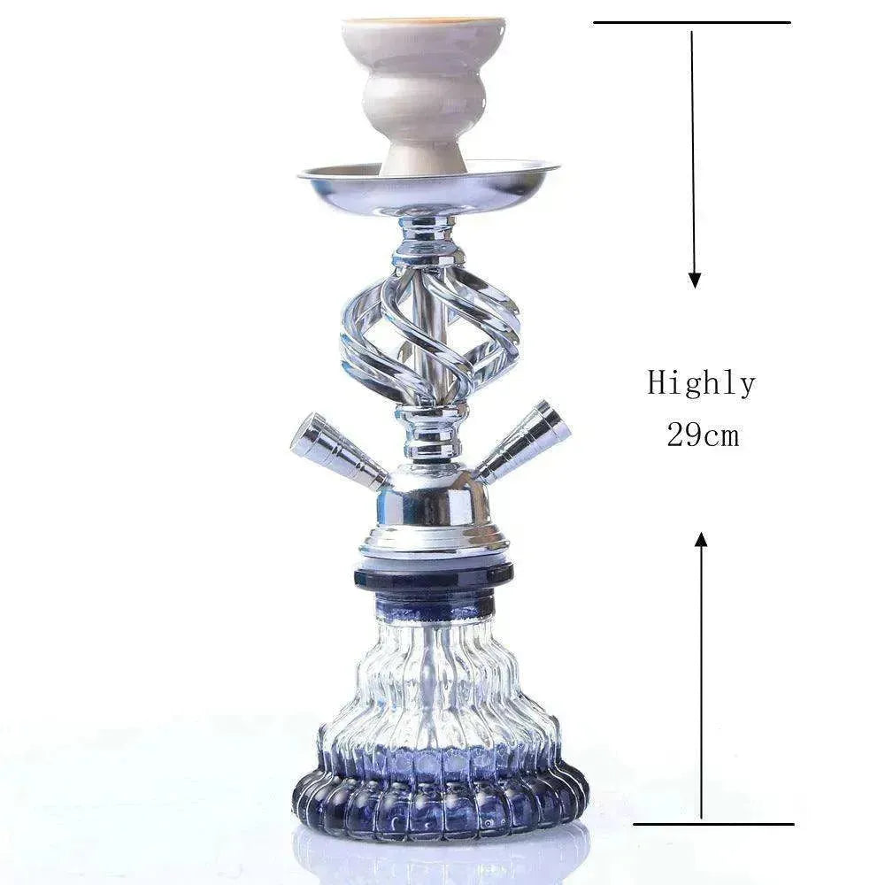 Double pipe Stainless steel Arabian hookah - EX-STOCK CANADA