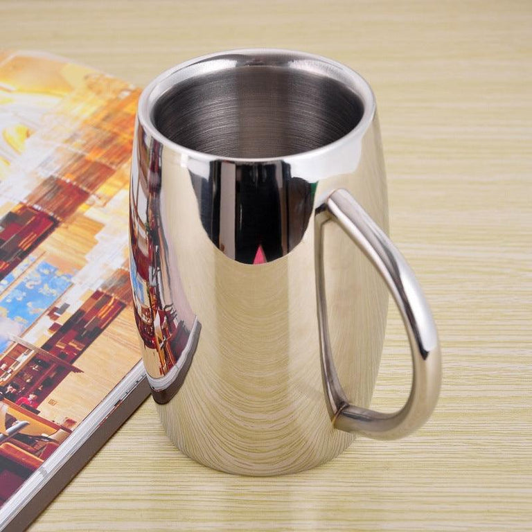 Double Wall Stainless Steel Tumbler Mug Insulated Coffee Mug - EX-STOCK CANADA