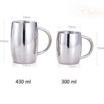 Double Wall Stainless Steel Tumbler Mug Insulated Coffee Mug - EX-STOCK CANADA